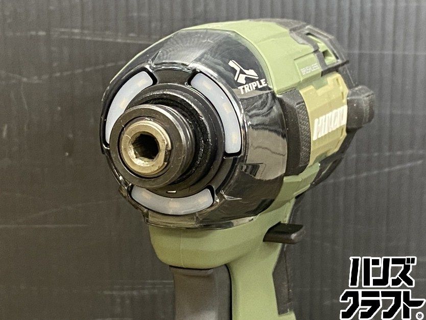 ●【送料無料】【未使用品】HiKOKI ハイコーキ WH36DD(NNG) コードレス インパクトドライバ 本体色:フォレストグリーン 36V対応 ※本体のみ 【ハンズクラフト久留米上津BP店】