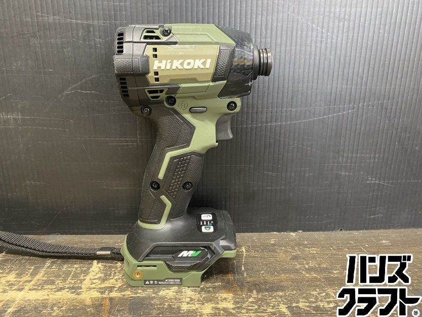 ●【送料無料】【未使用品】HiKOKI ハイコーキ WH36DD(NNG) コードレス インパクトドライバ 本体色:フォレストグリーン 36V対応 ※本体のみ 【ハンズクラフト久留米上津BP店】
