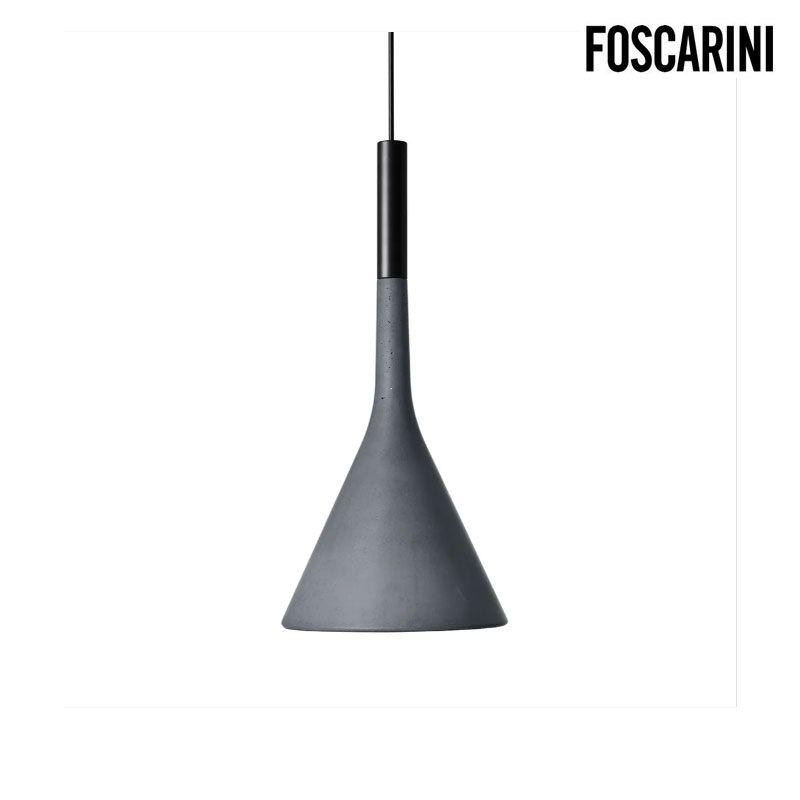 ◆新品未使用品◆ FOSCARINI フォスカリーニ Aplomb アプロム ペンダントライト/照明 アンスラサイト コンクリート製 11万 ②