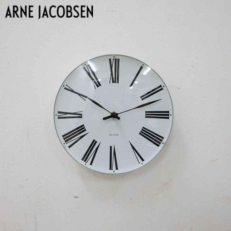 ◆展示品◆ ARNE JACOBSEN アルネ・ヤコブセン Roman Wall Clock ローマン ウォールクロック 直径21cm 掛け時計 5万