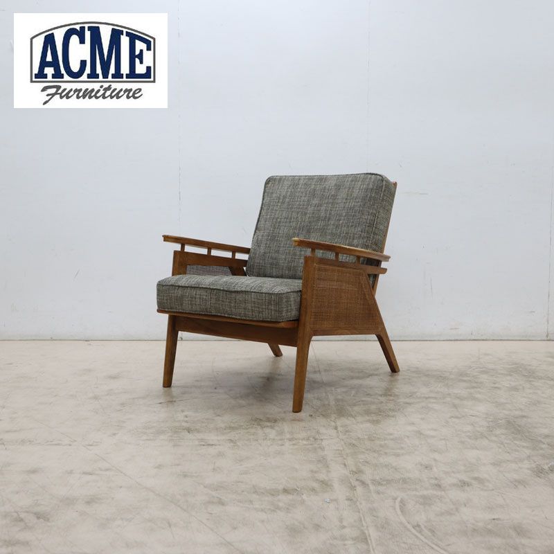 ◆ACME Furniture◆ アクメ ファニチャー WICKER LOUNGE CHAIR ウィッカー ラウンジチェア 1Pソファ/1人掛けソファ 8万