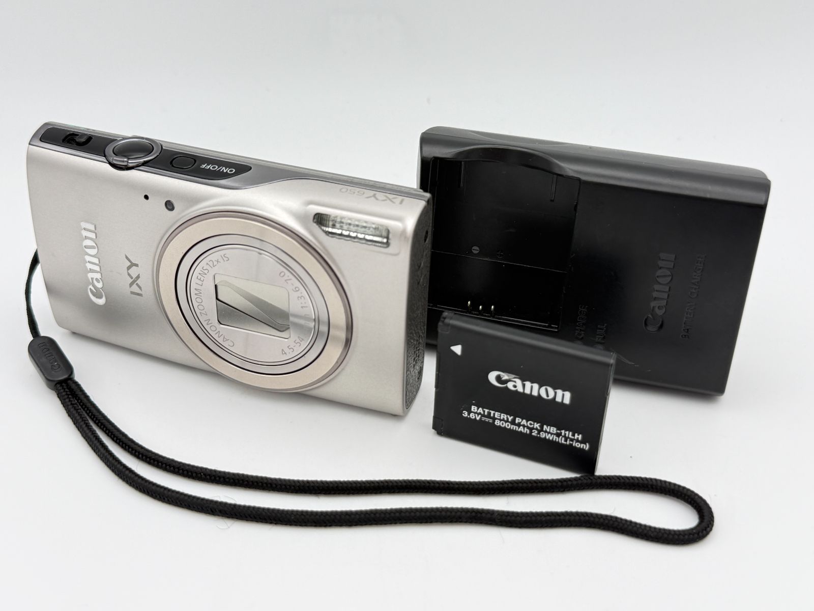 CANON IXY 650 シルバー キャノン イクシー デジタルカメラ 光学12倍ズーム/Wi-Fi対応