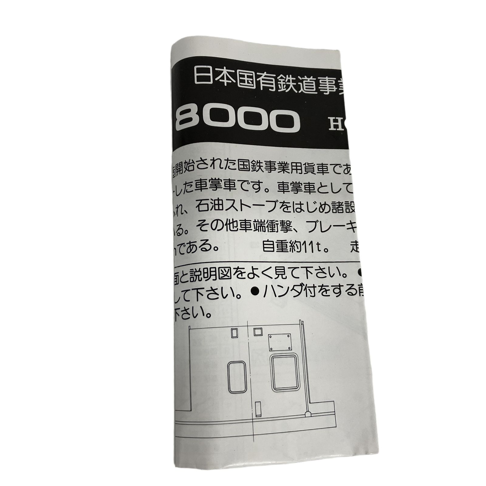 ニワモケイ ヨ8000 (13mm) 日本国有鉄道事業用貨車 鉄道模型 未組立 ジャンク S11338930