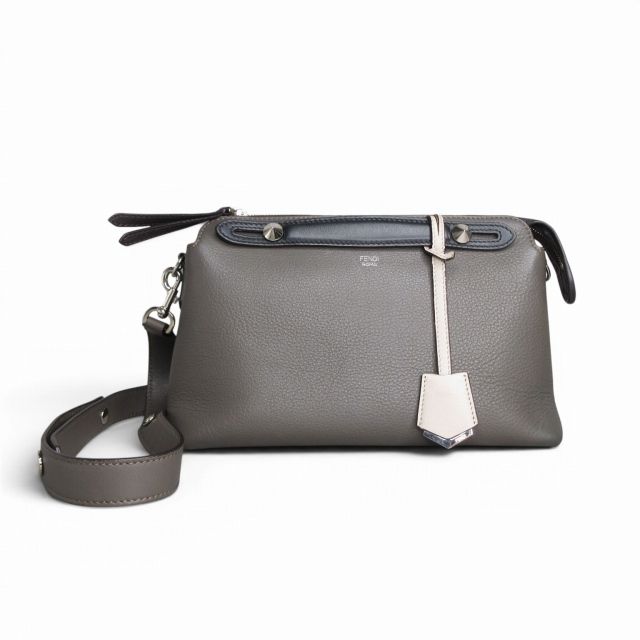 フェンディ FENDI 美品 BY THE WAY バイザウェイ ショルダーバッグ ハンドバッグ グレー SB05150326763