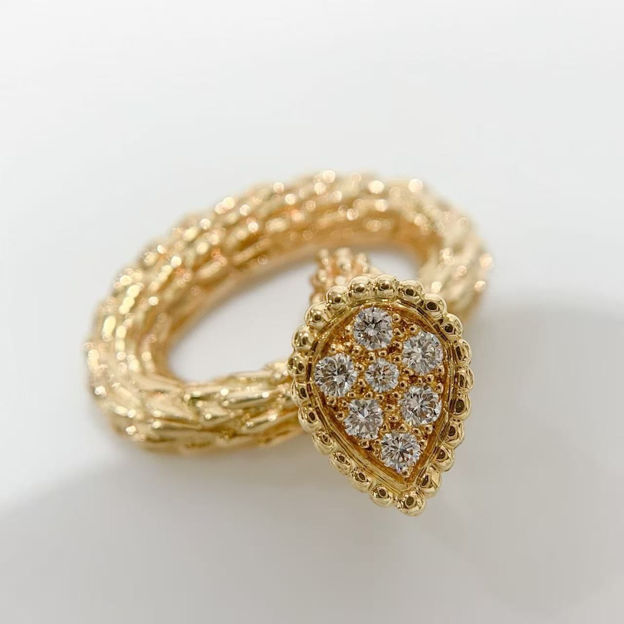 中古】ブシュロン Boucheron ペンダントトップ セルパンボエム ダイヤ
