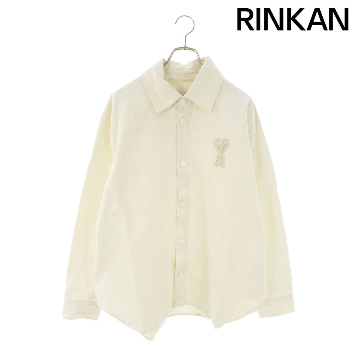 アミアレクサンドルマテュッシ 26SS UJK897 ハートA刺繍デニムジャケット メンズ L