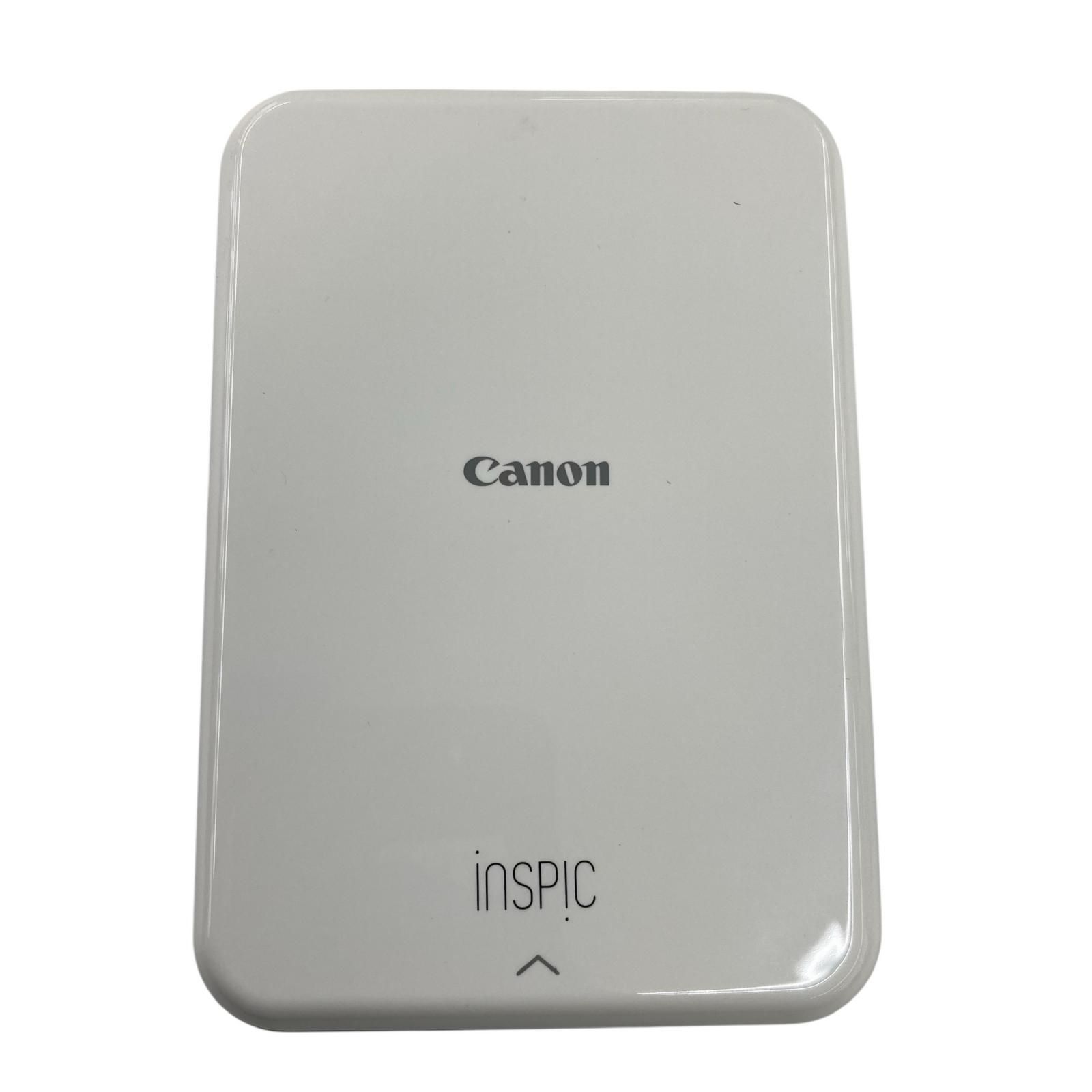 通電確認済 Canon inspic ミニフォトプリンター ホワイトxブルー