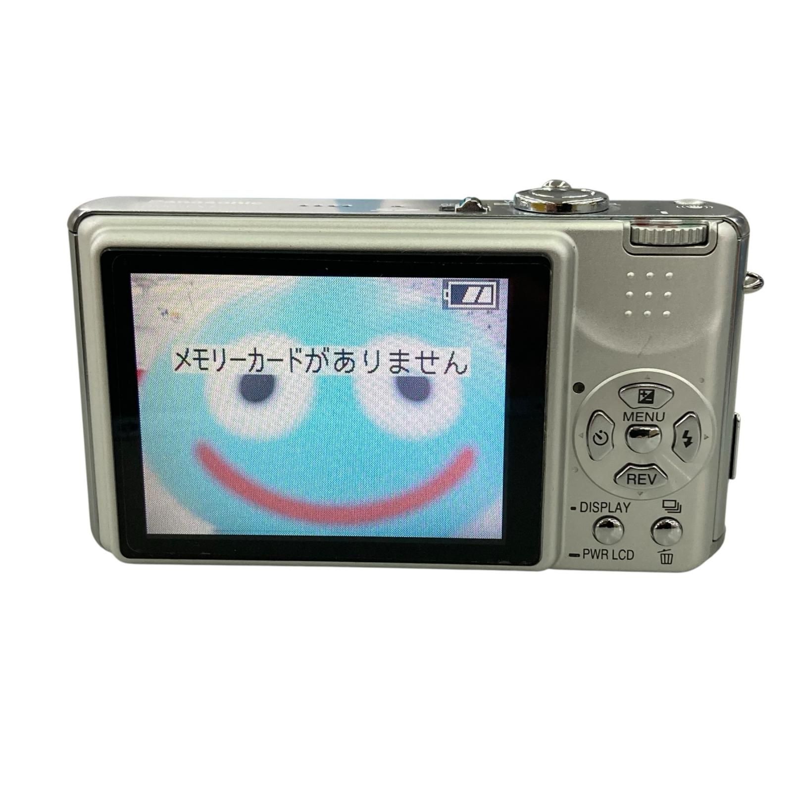 118010 通電確認のみ Panasonic パナソニック 現状品 デジタルカメラ LUMIX DMC-FX7 シルバー