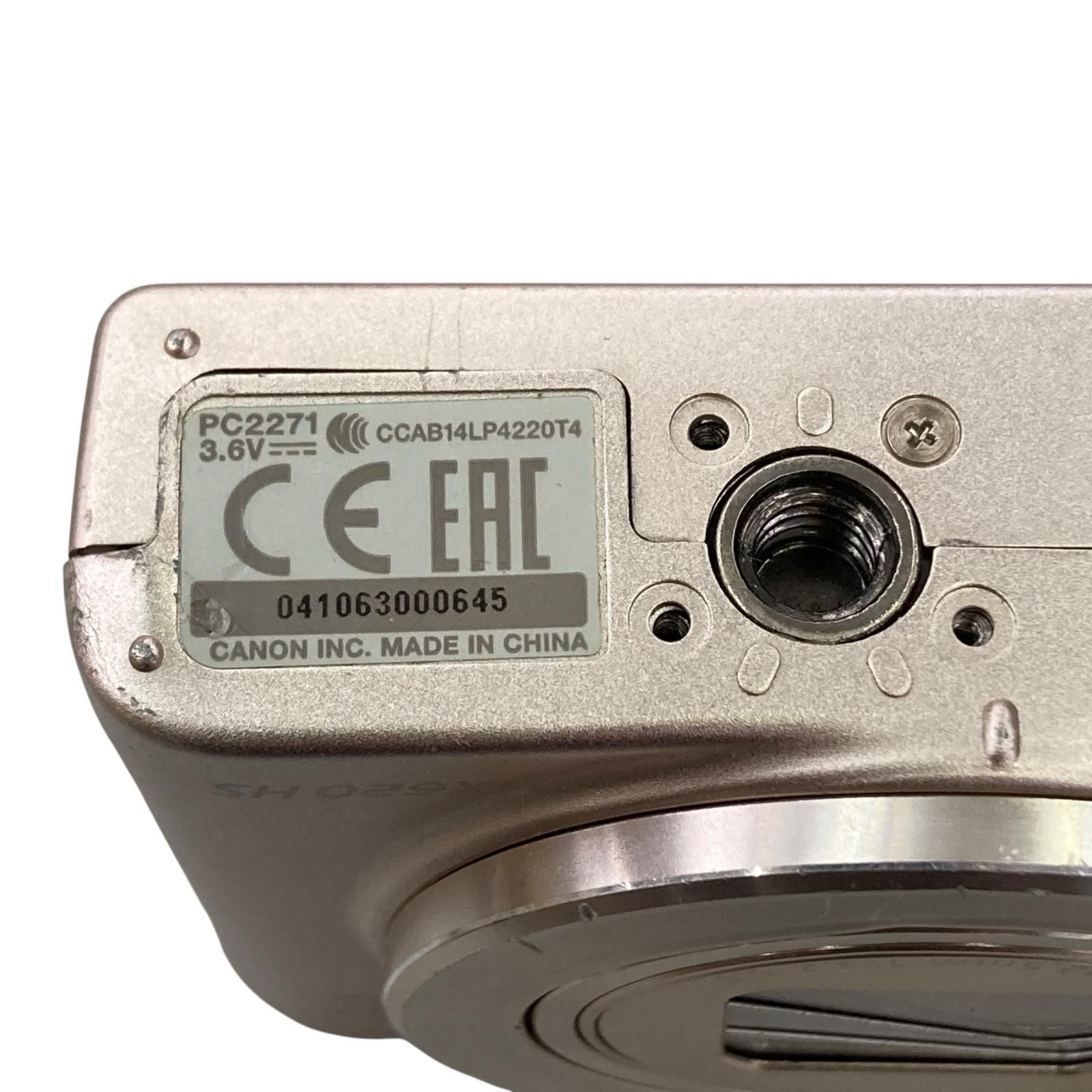 118011 動作未確認 canon キャノン 現状品 Power Shot SX620 HS PC2271 ベージュ系