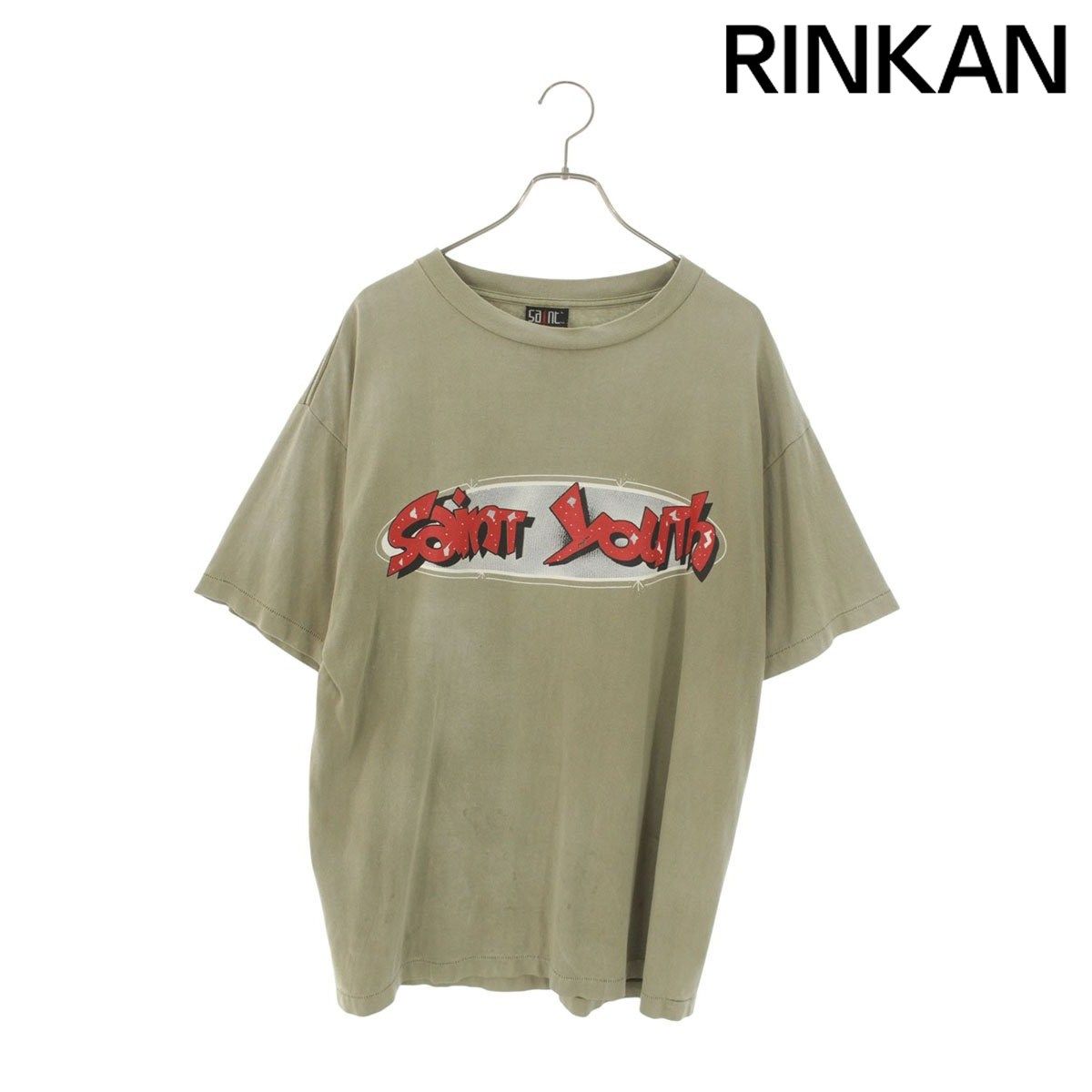 セントマイケル SM-S22-0000-024 INHEAVENプリントヴィンテージ加工Tシャツ メンズ L