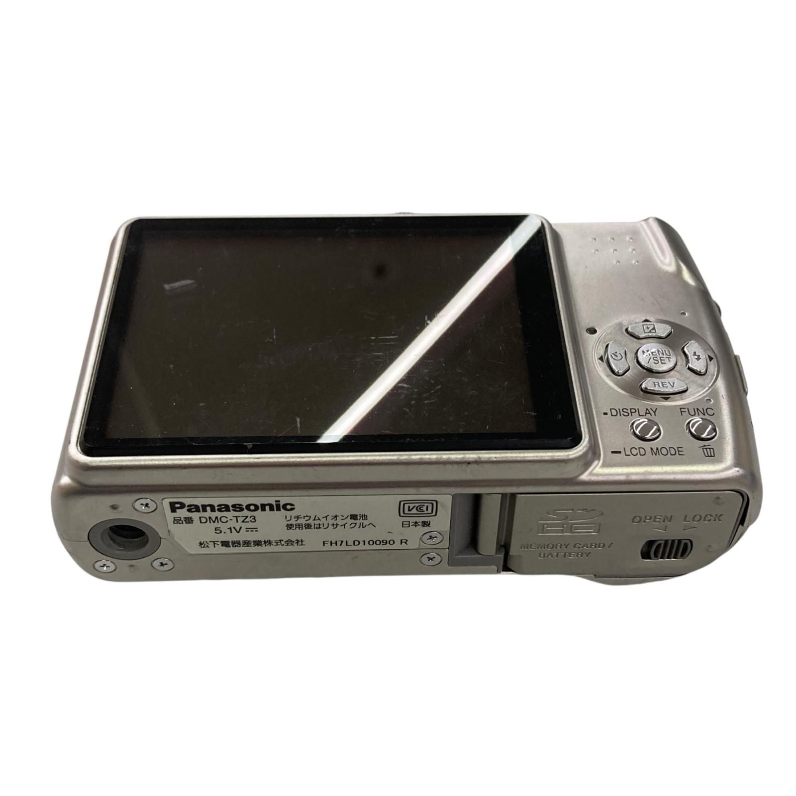 118011 通電確認のみ Panasonic パナソニック 現状品 LUMIX DMC-TZ3 シルバー