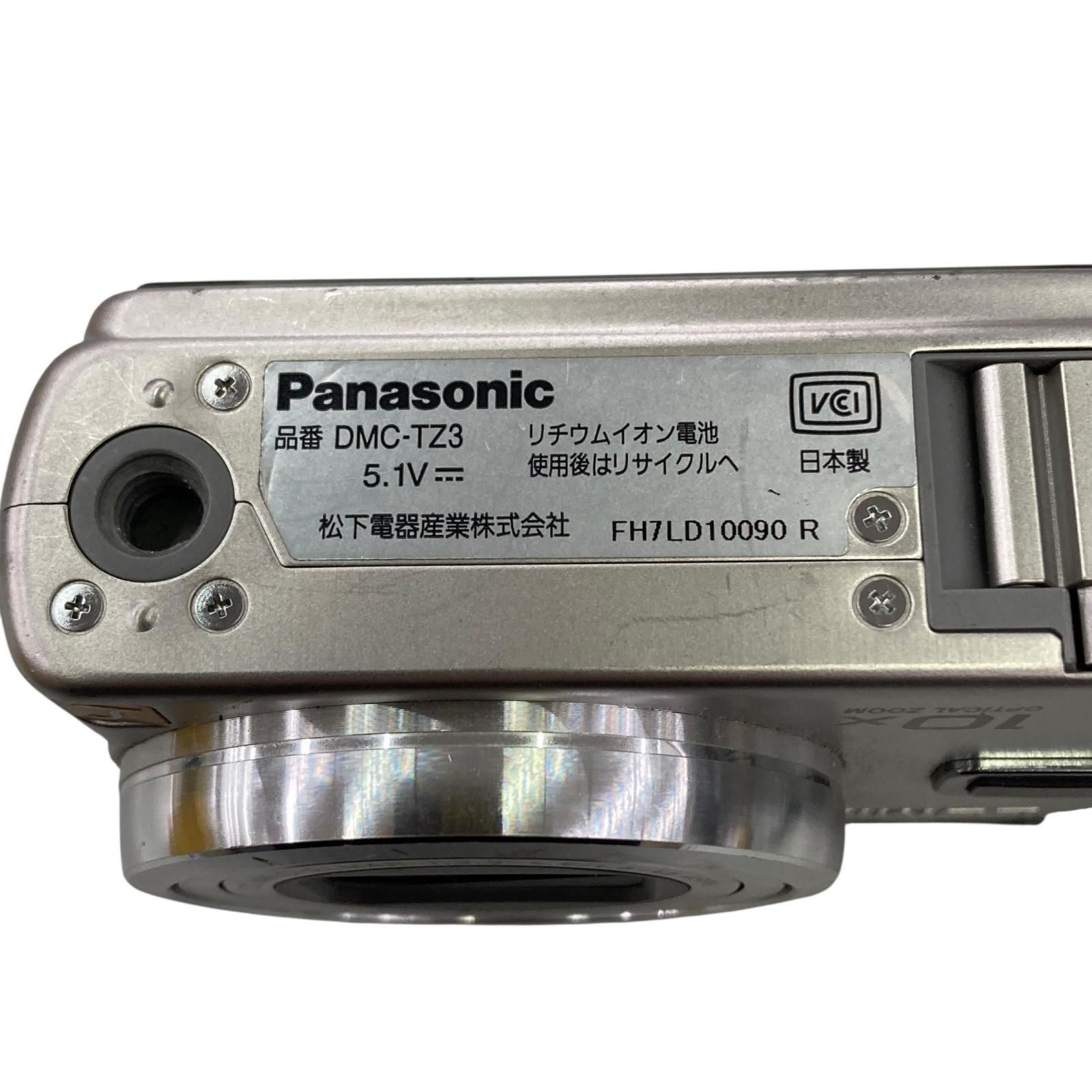 118011 通電確認のみ Panasonic パナソニック 現状品 LUMIX DMC-TZ3 シルバー