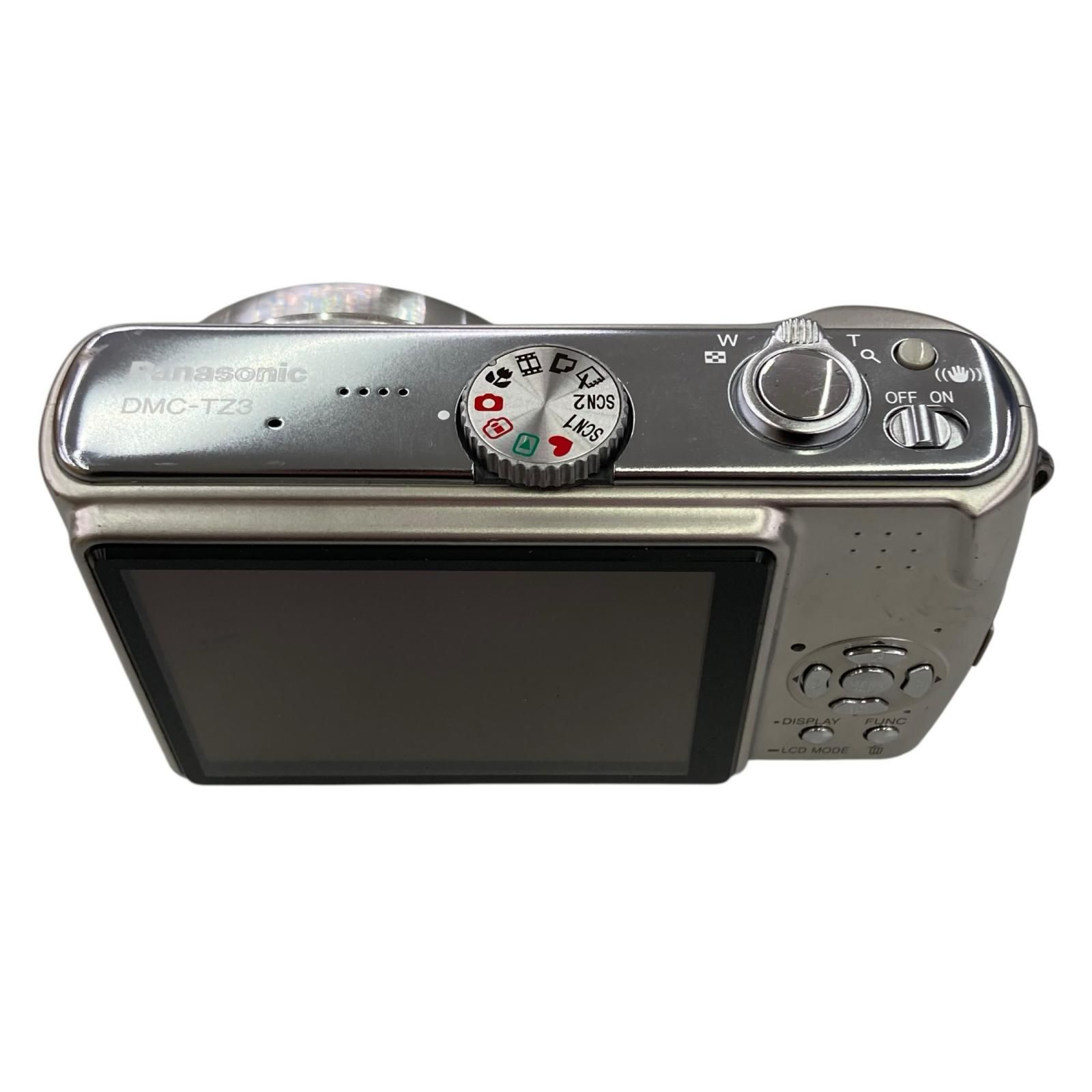 118011 通電確認のみ Panasonic パナソニック 現状品 LUMIX DMC-TZ3 シルバー
