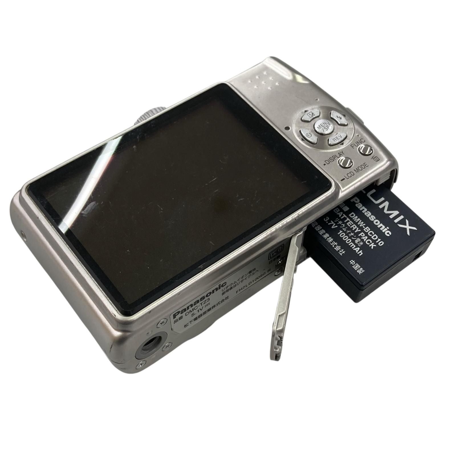118011 通電確認のみ Panasonic パナソニック 現状品 LUMIX DMC-TZ3 シルバー