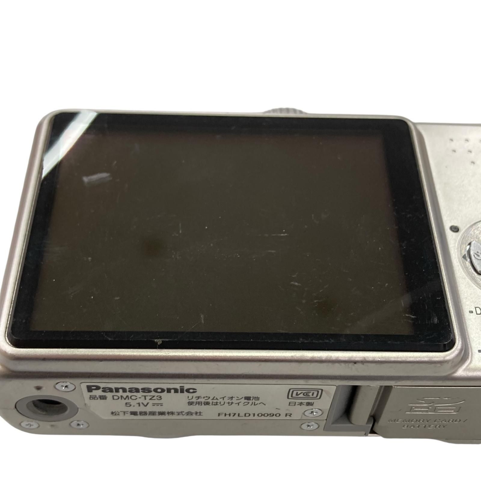 118011 通電確認のみ Panasonic パナソニック 現状品 LUMIX DMC-TZ3 シルバー