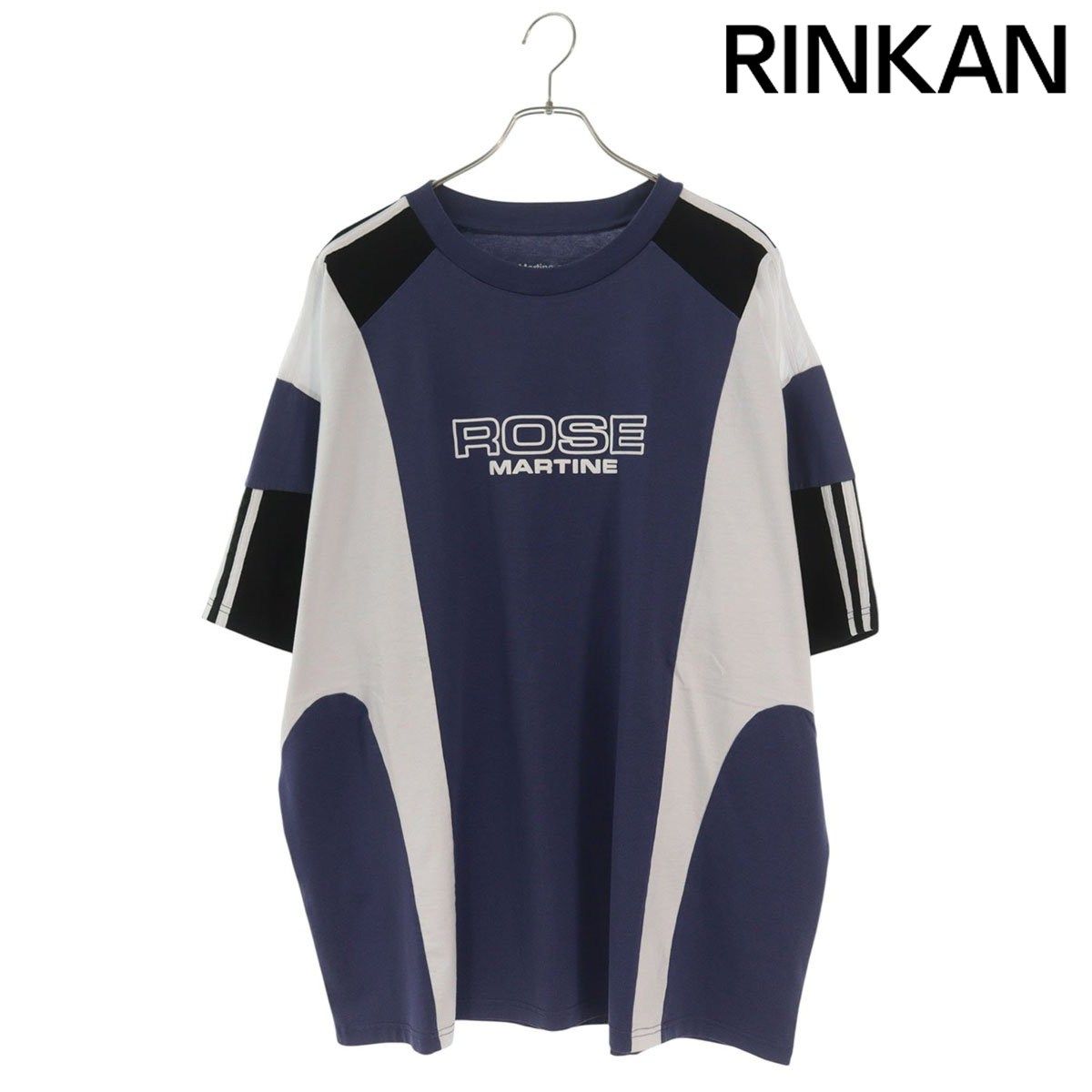 マーティンローズ 26SS 630JS02606CW ロゴプリントバイカラーTシャツ メンズ M