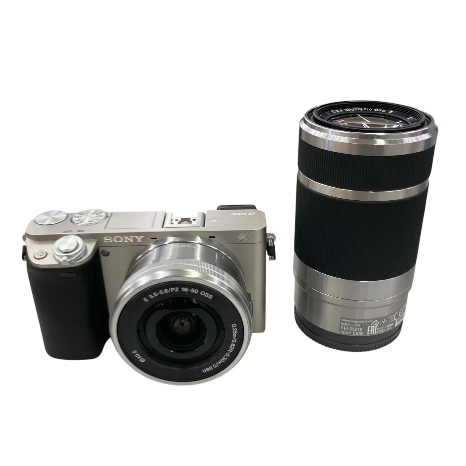 199990 動作未確認 SONY ソニー 現状品 デジタル一眼カメラ α6000 APS-C ILCE-6000 シルバー/ブラック
