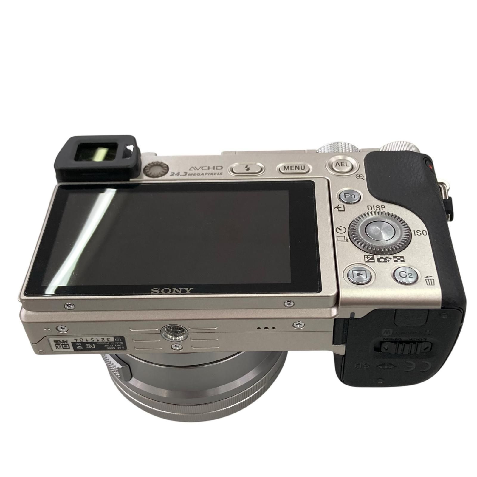 199990 動作未確認 SONY ソニー 現状品 デジタル一眼カメラ α6000 APS-C ILCE-6000 シルバー/ブラック