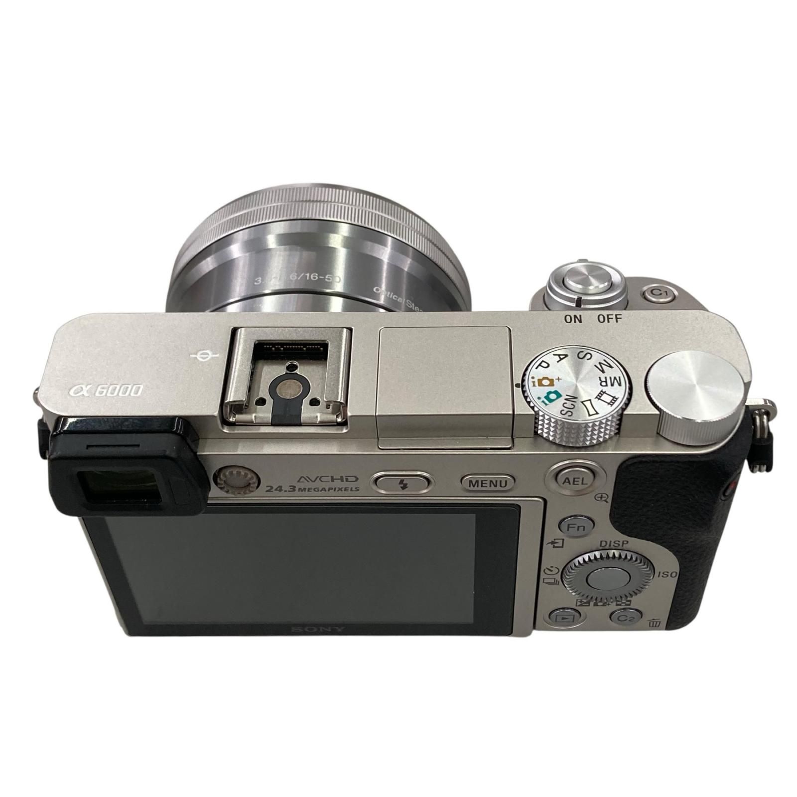 199990 動作未確認 SONY ソニー 現状品 デジタル一眼カメラ α6000 APS-C ILCE-6000 シルバー/ブラック