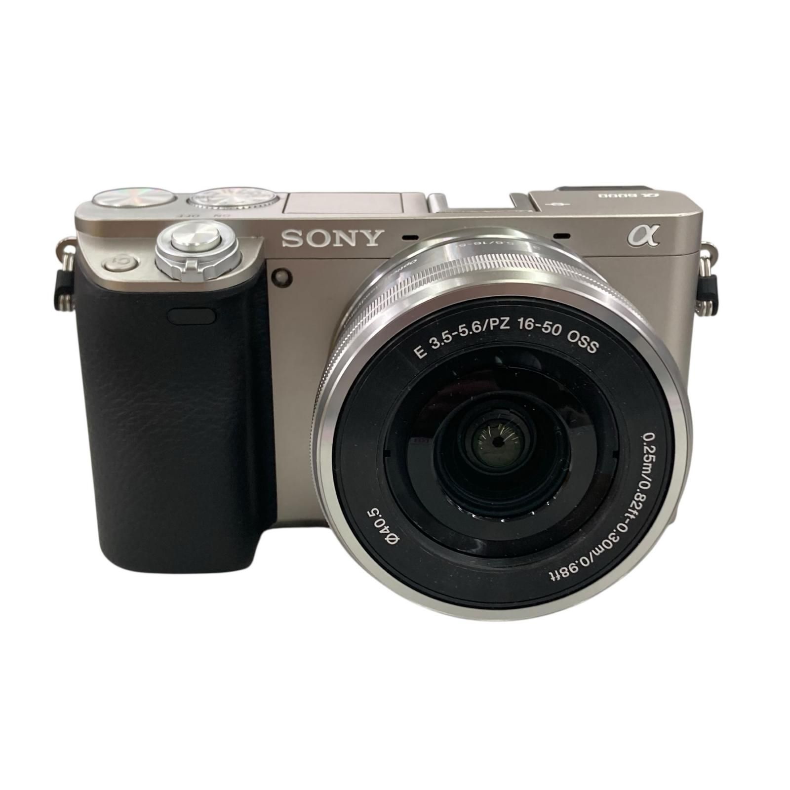 199990 動作未確認 SONY ソニー 現状品 デジタル一眼カメラ α6000 APS-C ILCE-6000 シルバー/ブラック
