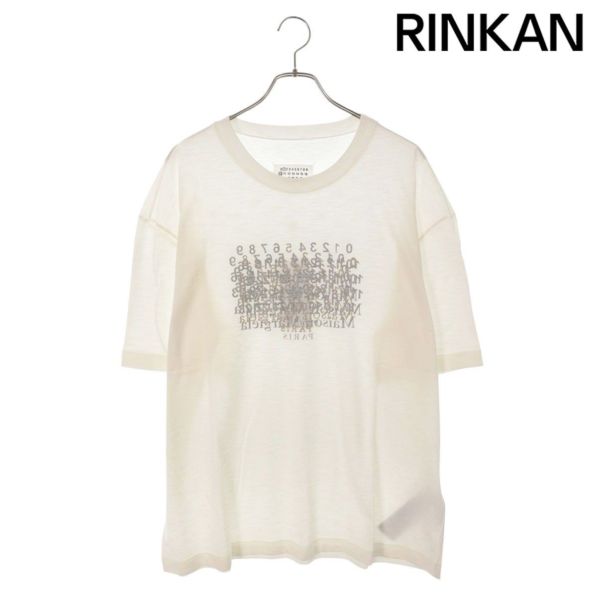 メゾンマルジェラ 26SS S50GC0732M20164 カレンダーロゴTシャツ メンズ S