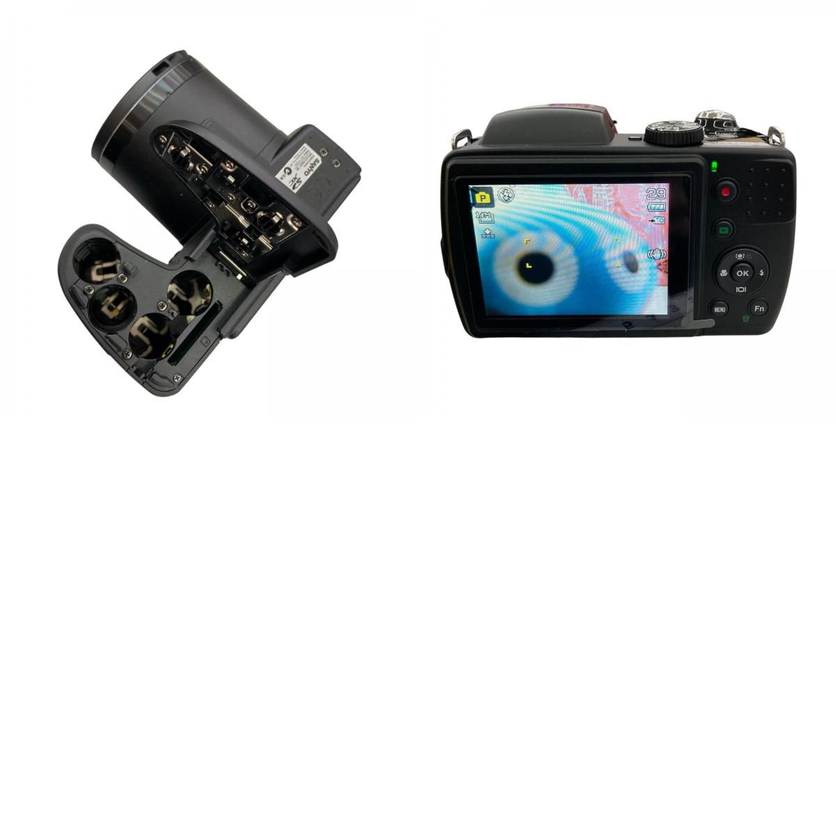 118010 通電確認のみ 現状品 SANYO サンヨー デジタルカメラ レンズ4.5～94.5mm VPC-E2100 ブラック