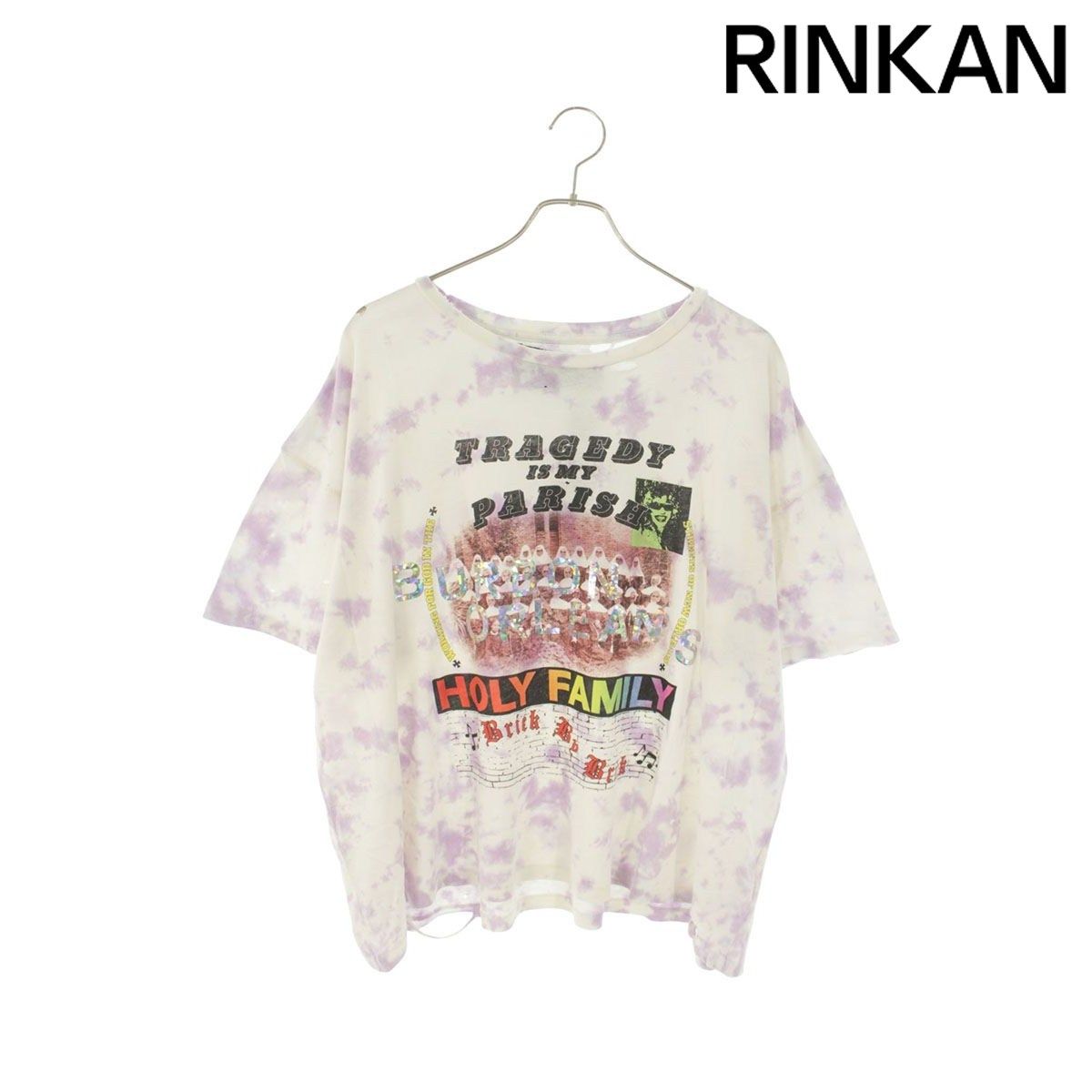 パリーハリウッド 26SS 2U006Q1010TDY ヒューマンプリントタイダイTシャツ メンズ M