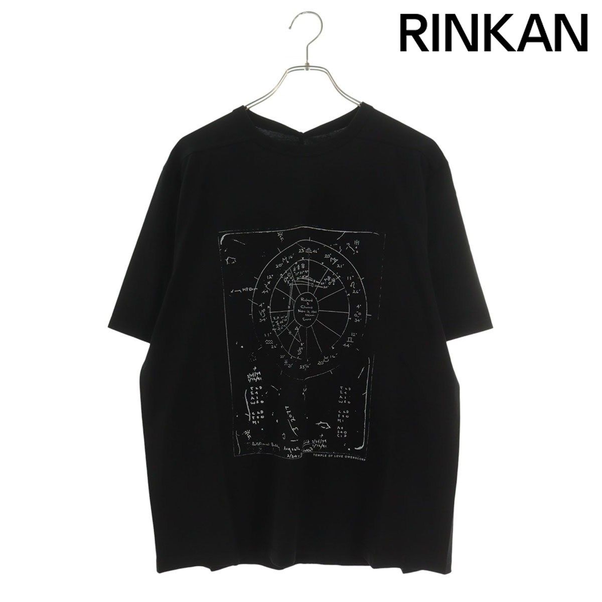 リックオウエンス 26SS RR01F2232 グラフィックプリントTシャツ メンズ L