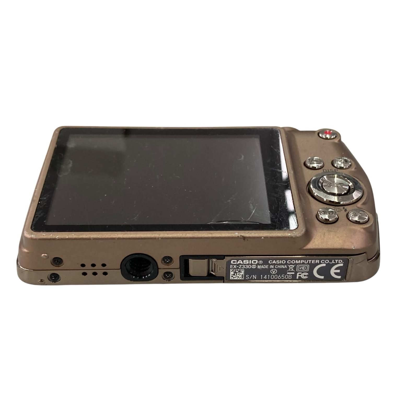 118011 ジャンク品 CASIO カシオ 現状品 EXILIM デジタルカメラ EX-Z300 メタリックブラウン