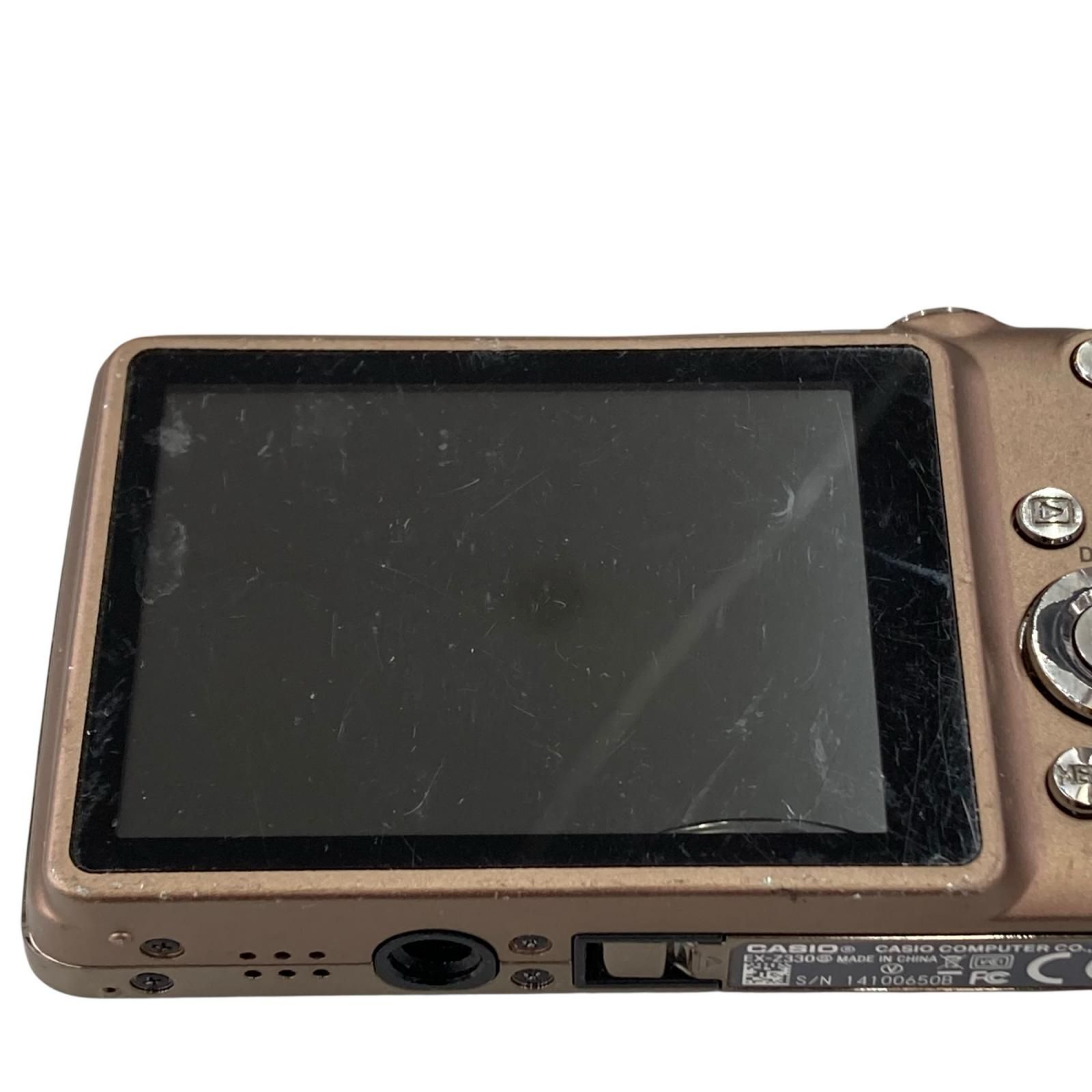118011 ジャンク品 CASIO カシオ 現状品 EXILIM デジタルカメラ EX-Z300 メタリックブラウン