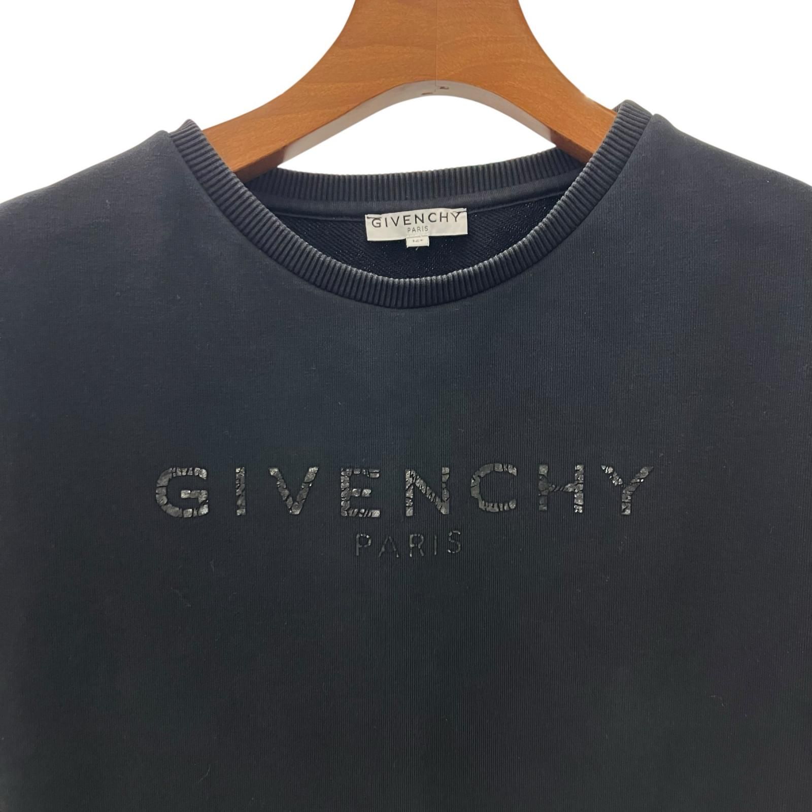186005 現状品 Givenchy ジバンシー 半袖ワンピース ブラック 12+ キッズ