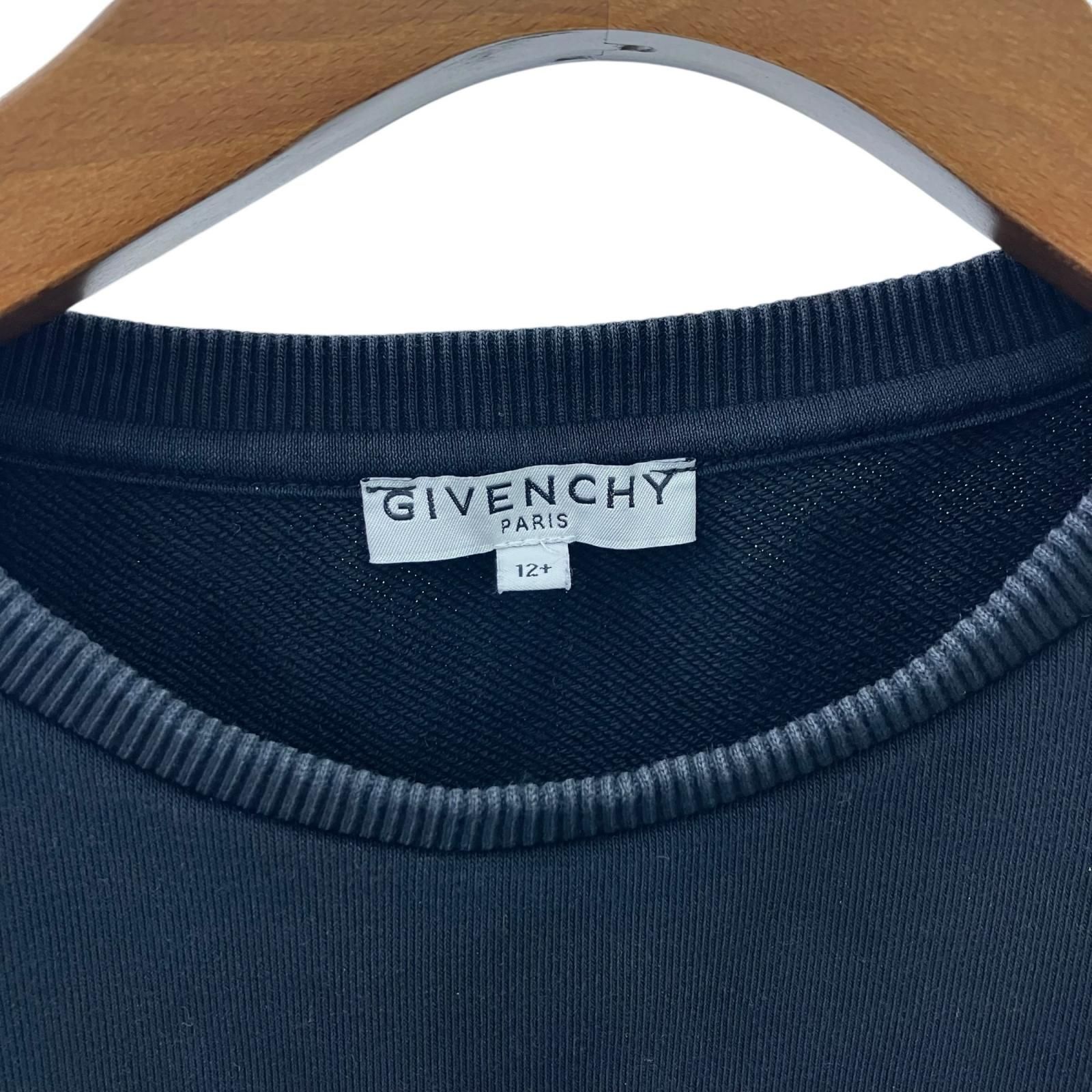 186005 現状品 Givenchy ジバンシー 半袖ワンピース ブラック 12+ キッズ