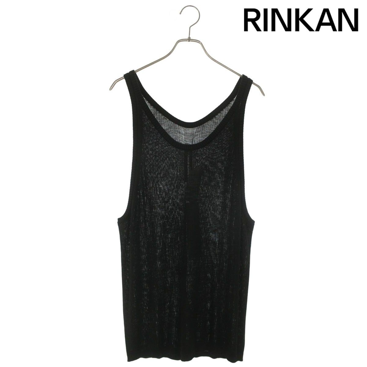 リックオウエンス RU01F2640 ウールタンクトップ メンズ M