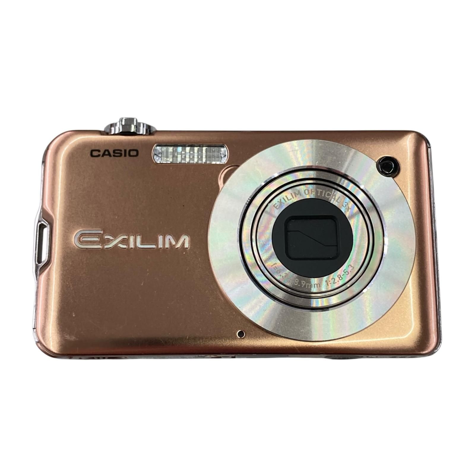 118011 通電確認のみ CASIO カシオ 現状品 EXILIM デジタルカメラ EX-S12 ブラウン系