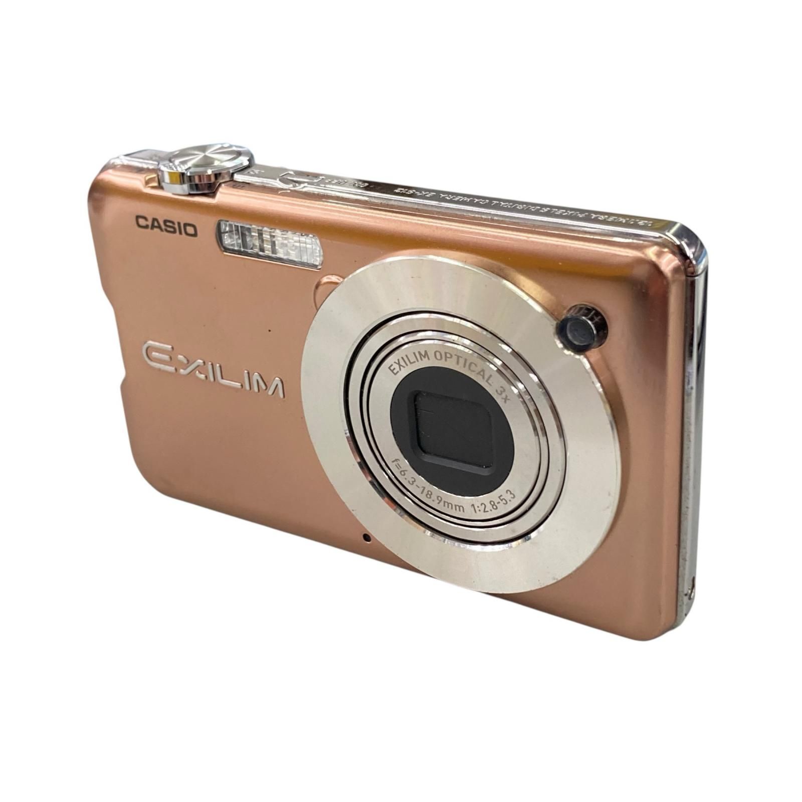 118011 通電確認のみ CASIO カシオ 現状品 EXILIM デジタルカメラ EX-S12 ブラウン系