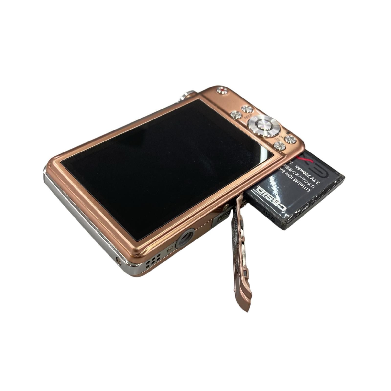 118011 通電確認のみ CASIO カシオ 現状品 EXILIM デジタルカメラ EX-S12 ブラウン系