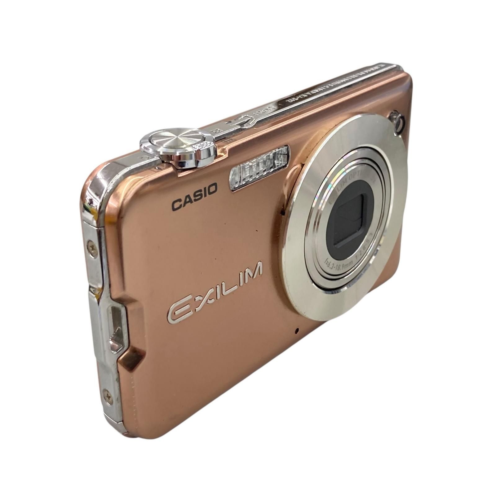 118011 通電確認のみ CASIO カシオ 現状品 EXILIM デジタルカメラ EX-S12 ブラウン系