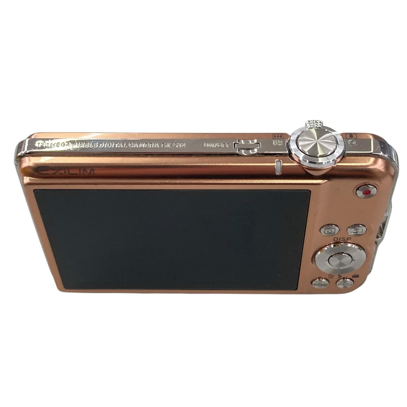 118011 通電確認のみ CASIO カシオ 現状品 EXILIM デジタルカメラ EX-S12 ブラウン系