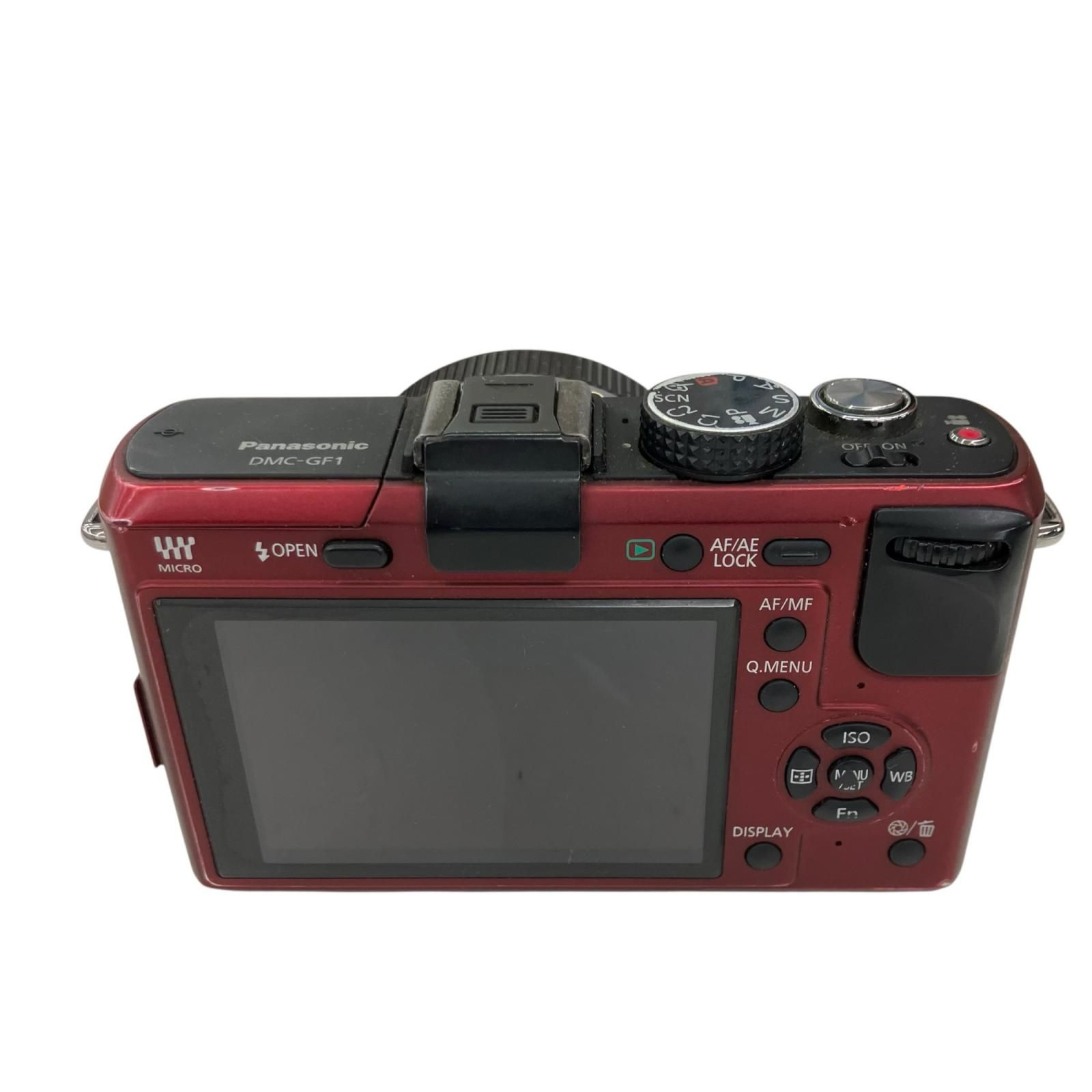 199990 動作未確認 Panasonic パナソニック LUMIX デジカメ DMC-GF1 レッド