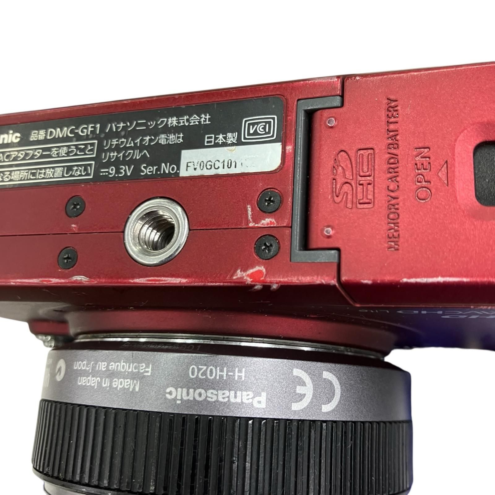 199990 動作未確認 Panasonic パナソニック LUMIX デジカメ DMC-GF1 レッド