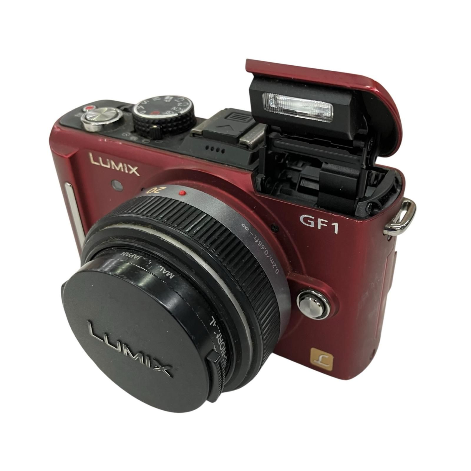 199990 動作未確認 Panasonic パナソニック LUMIX デジカメ DMC-GF1 レッド