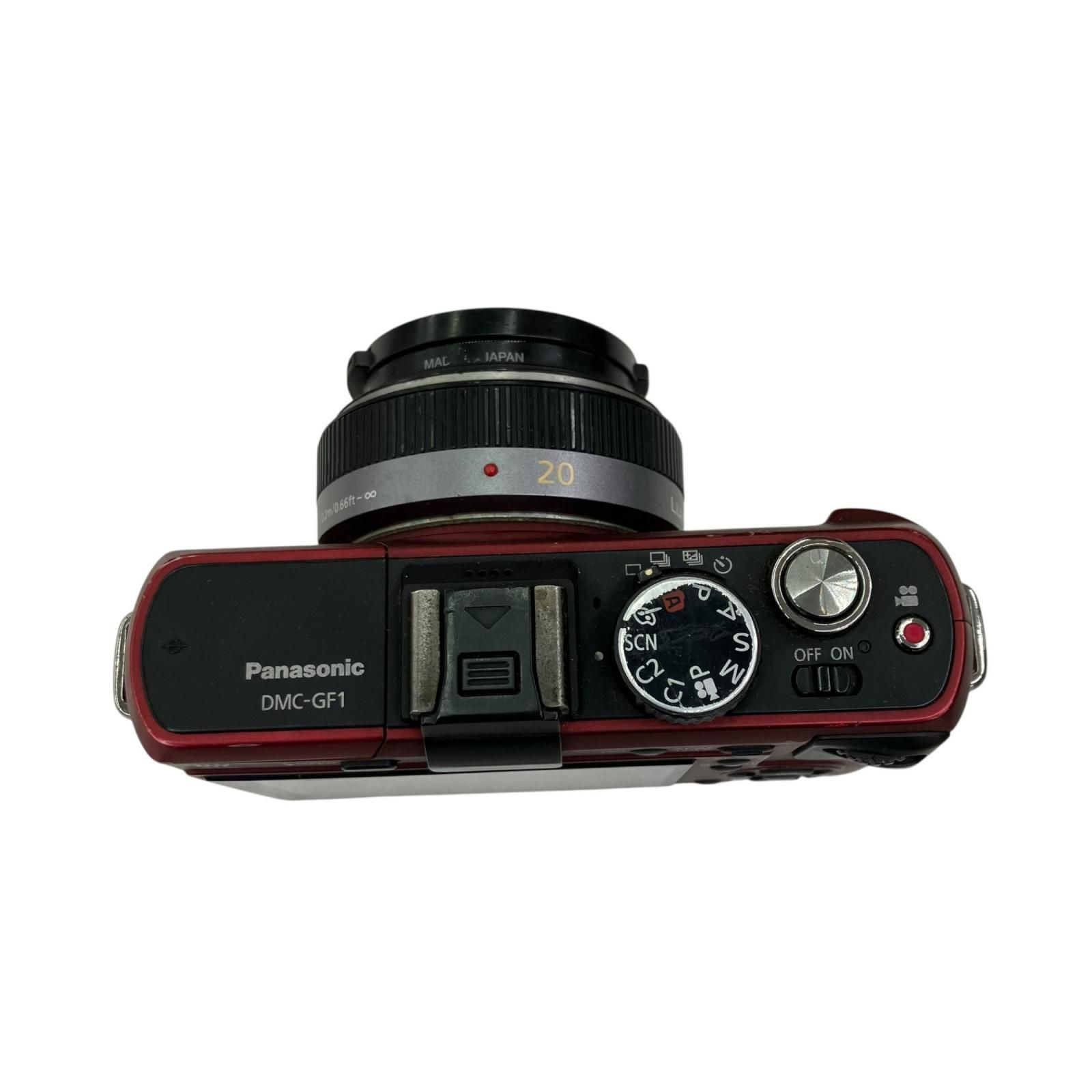 199990 動作未確認 Panasonic パナソニック LUMIX デジカメ DMC-GF1 レッド