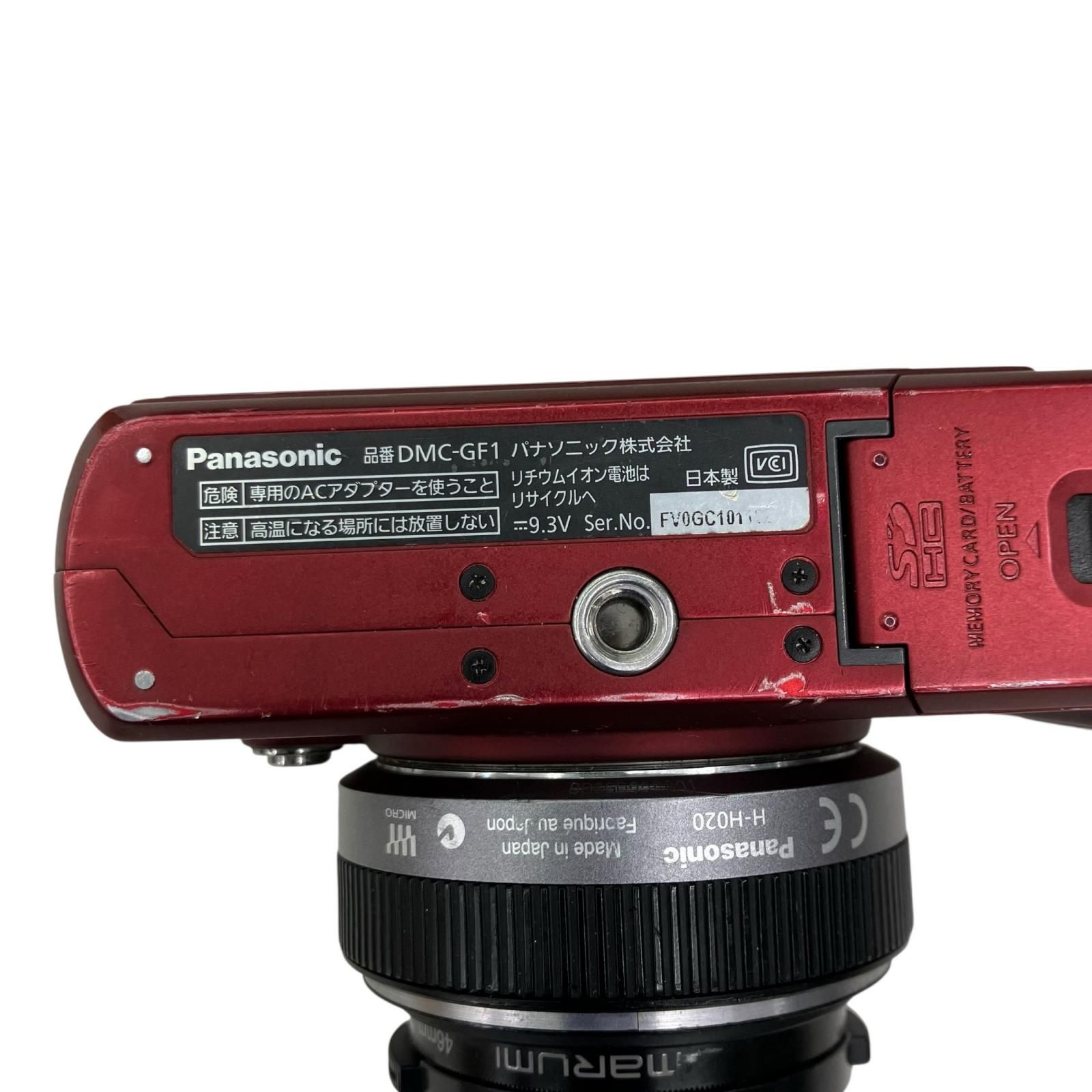 199990 動作未確認 Panasonic パナソニック LUMIX デジカメ DMC-GF1 レッド