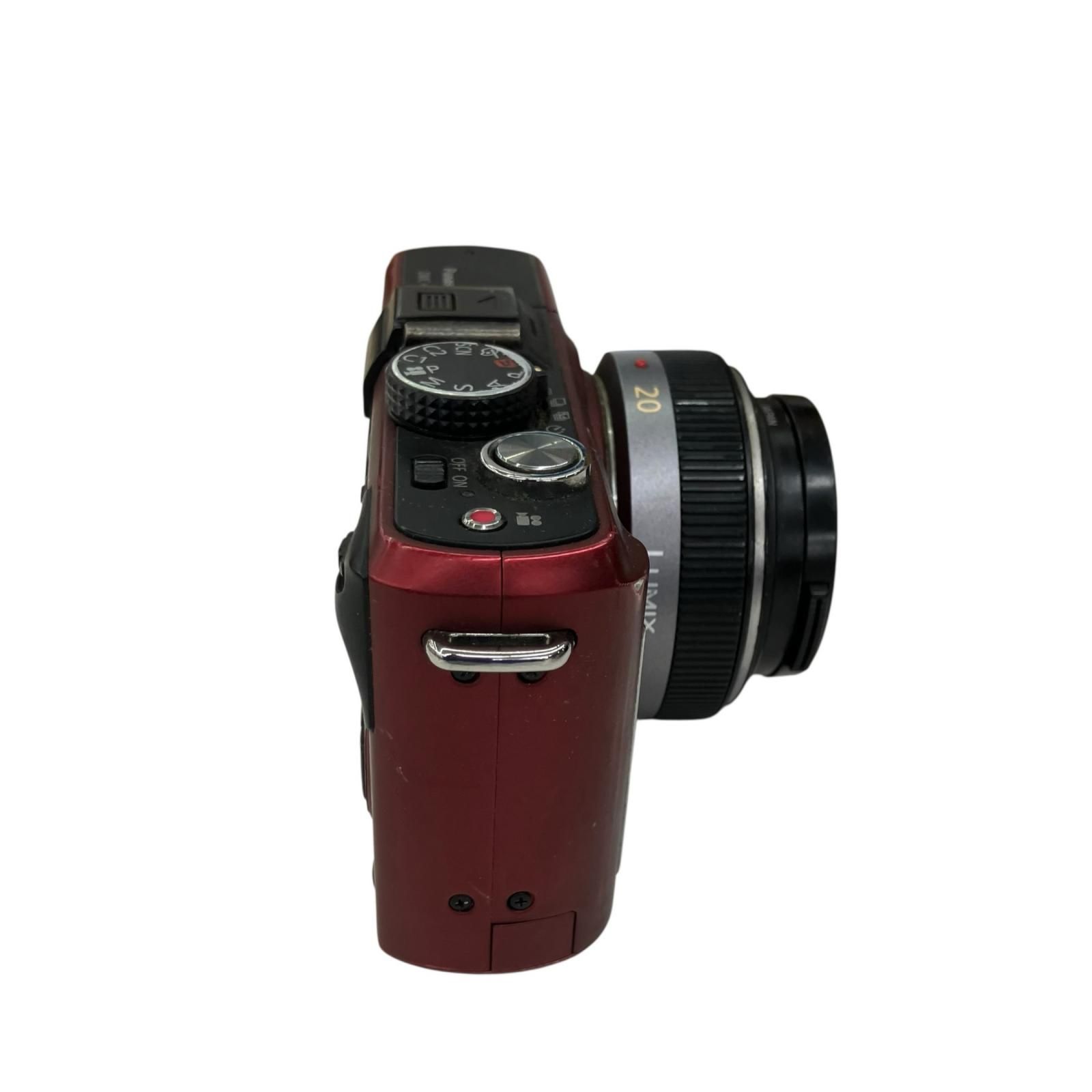 199990 動作未確認 Panasonic パナソニック LUMIX デジカメ DMC-GF1 レッド