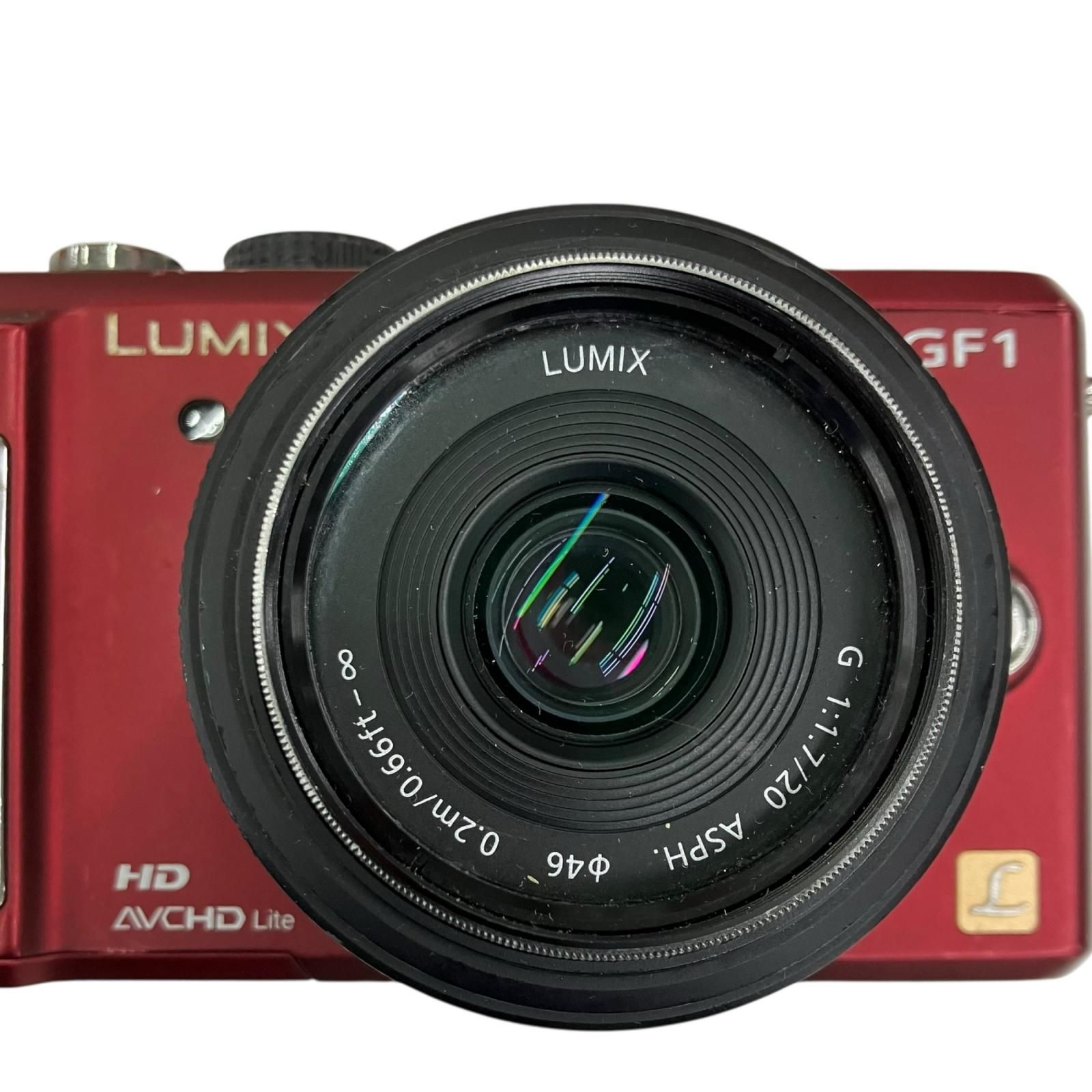 199990 動作未確認 Panasonic パナソニック LUMIX デジカメ DMC-GF1 レッド