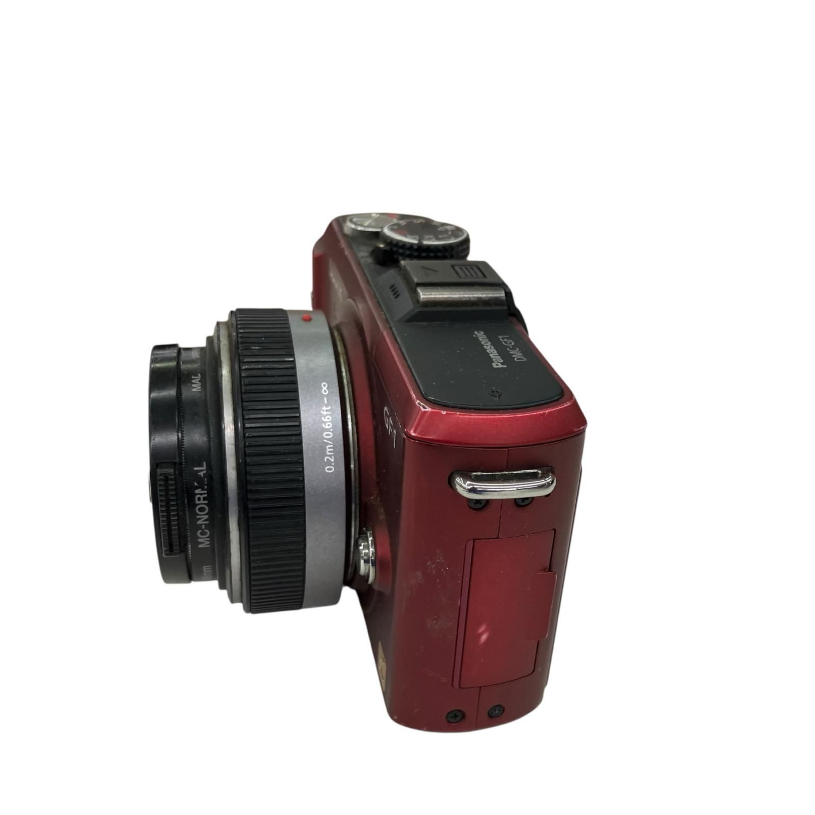 199990 動作未確認 Panasonic パナソニック LUMIX デジカメ DMC-GF1 レッド