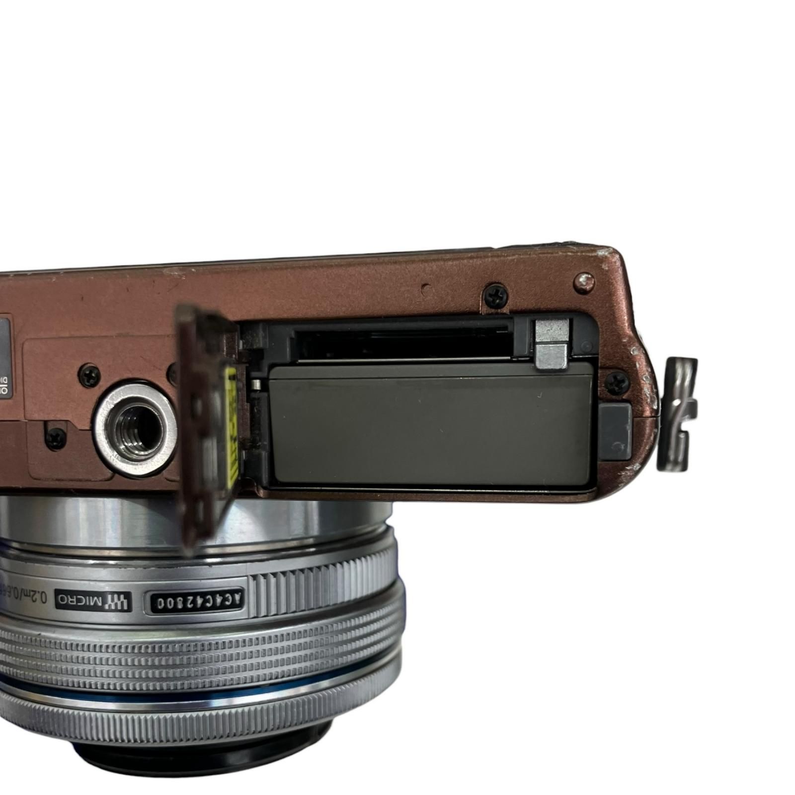 199990 動作未確認 OLYMPUS オリンパス ミラーレス一眼カメラ PEN Mini E-PM1 ブラウン