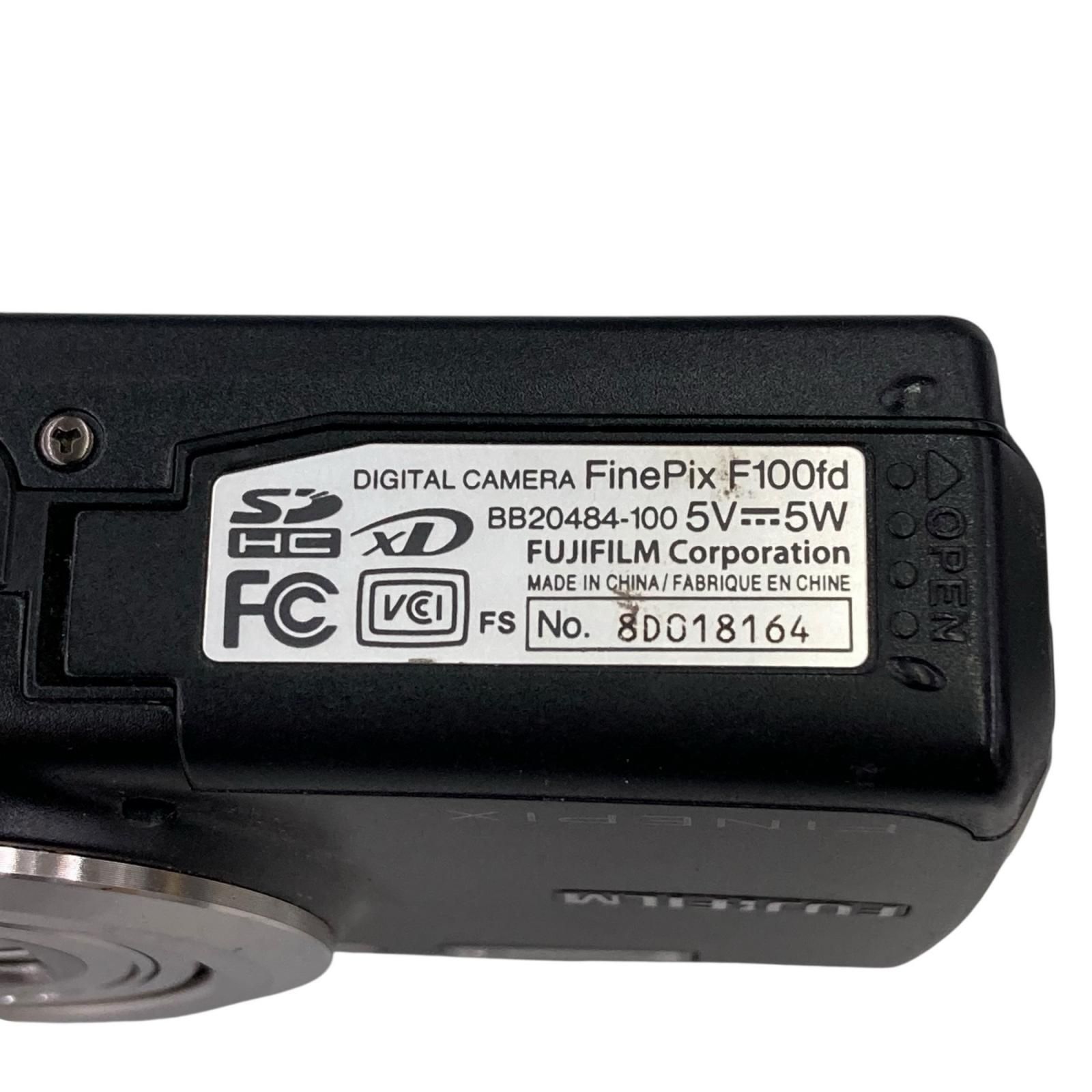 118011 通電確認のみ FUJIFILM フジフィルム 現状品 FINEPIX F100fd ブラック