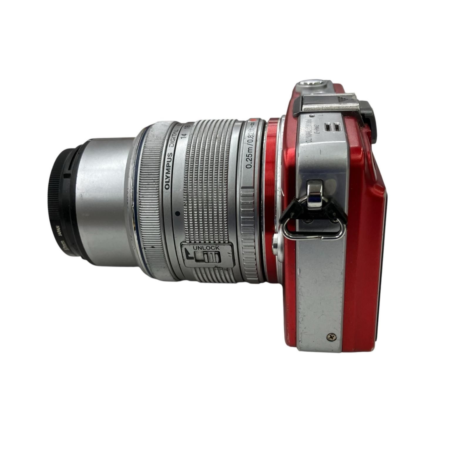 OLYMPUS PEN Mini E-PM2 レッド 動作確認済 中古セット品