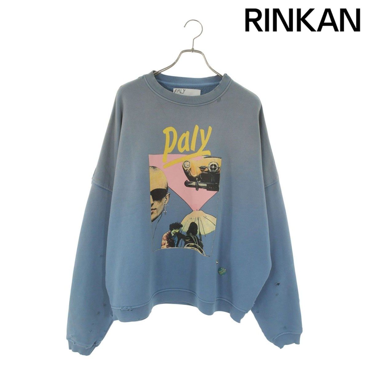 パリーハリウッド 26SS 4U012Q1010BLU グラフィックプリントスウェット メンズ M/L